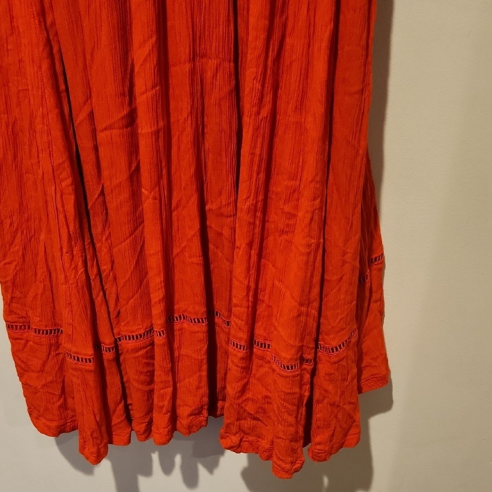 ❤️ FREE PEOPLE WILL WAIT FOR YOU EMBROIDERED BOHO MIDI DRESS, MEDIUM - Picture 15 of 15